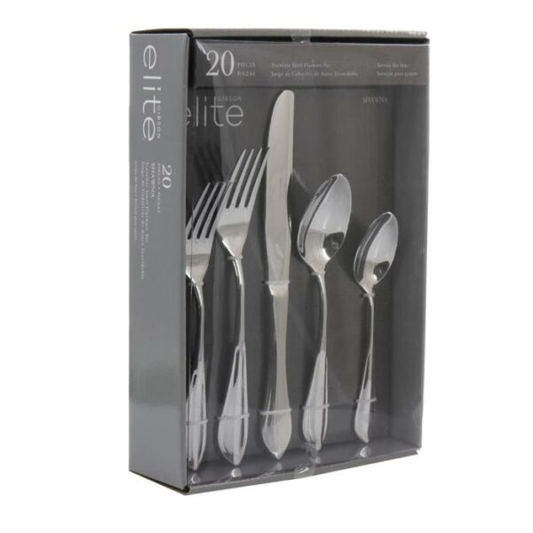 Shawna Stainless Steel Flatware Set 20 Pieces