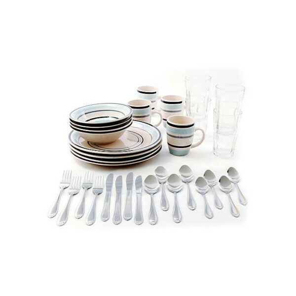 All U Need Dinnerware Combo Set 32 Pieces