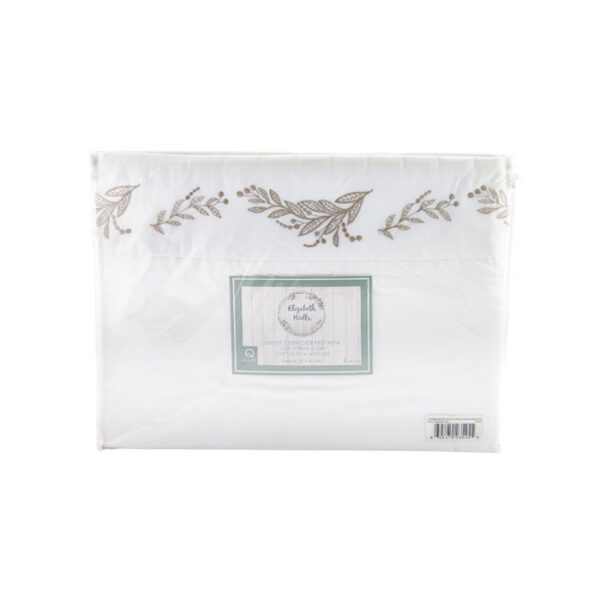 Elizabeth Wells Cotton Sheet Set Queen 4 Pieces