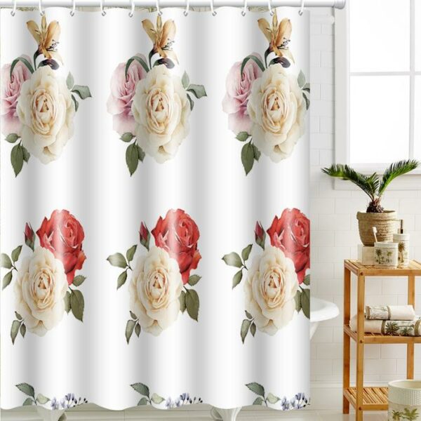 Bathlux Shower Curtain Eva 180 Cm Painted Flower