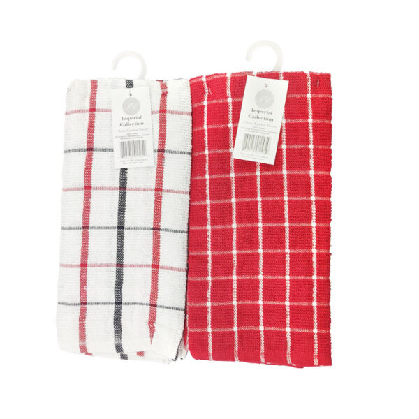 Waffle Kitchen Towel Set 3 Pack Assorted Color