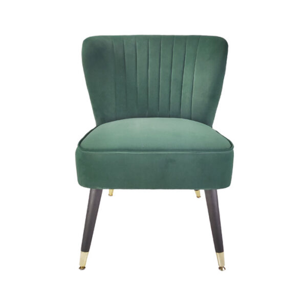 Portland Green Chair Velvet 59x64x77 Cm