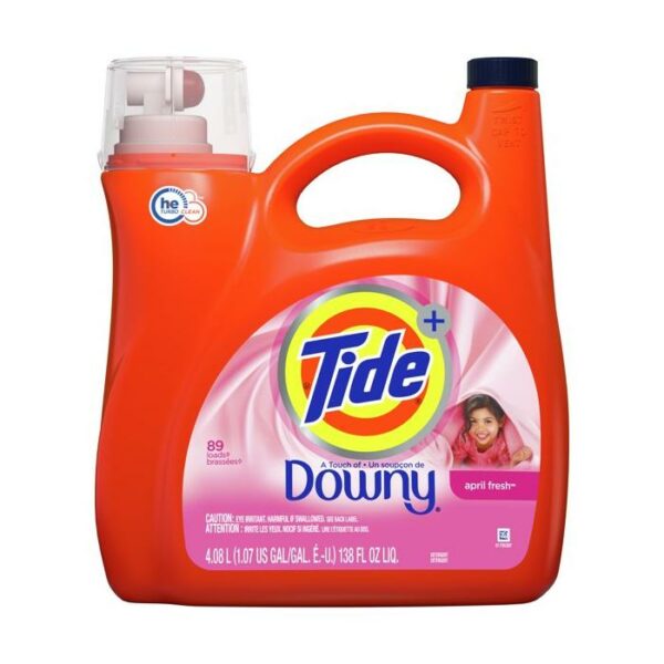 Tide Liquid Laundry Detergent With Downy 138 Oz