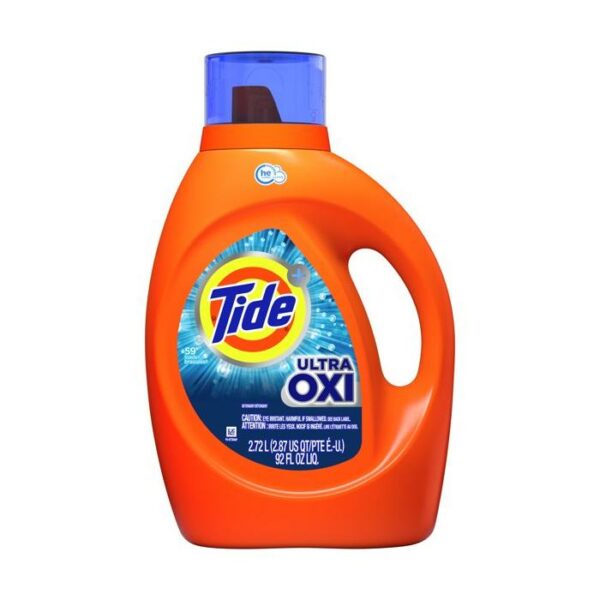 Tide Ultra Oxi Liquid Laundry Detergent 92 Oz