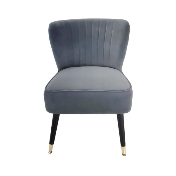 Portland Beige Chair Velvet 59x64x77 Cm
