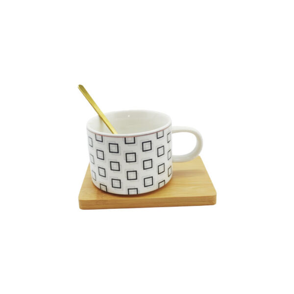 Coffee Cup With Saucer & Spoon