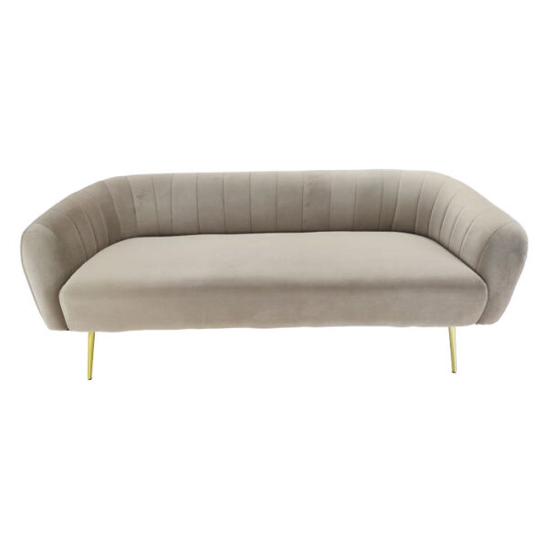 Matilda Brown Sofa Three Seater 182x52x78