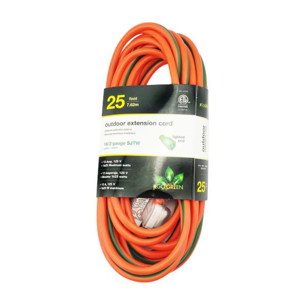 Outdoor Extension Cord 25 Feet