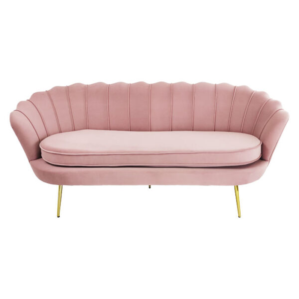 Spark Pink 3 Seater Sofa 182x52x78 Cm
