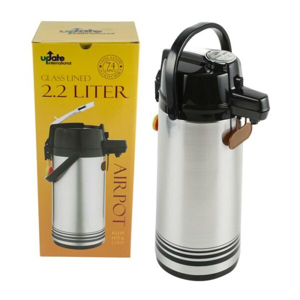 2.2 Liter Glass Lined Air Pot