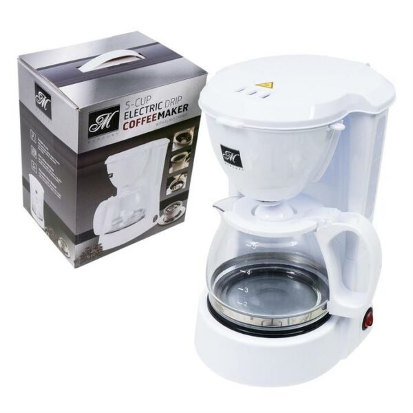 Mercury 5-Cup Electric Drip Coffee Maker White