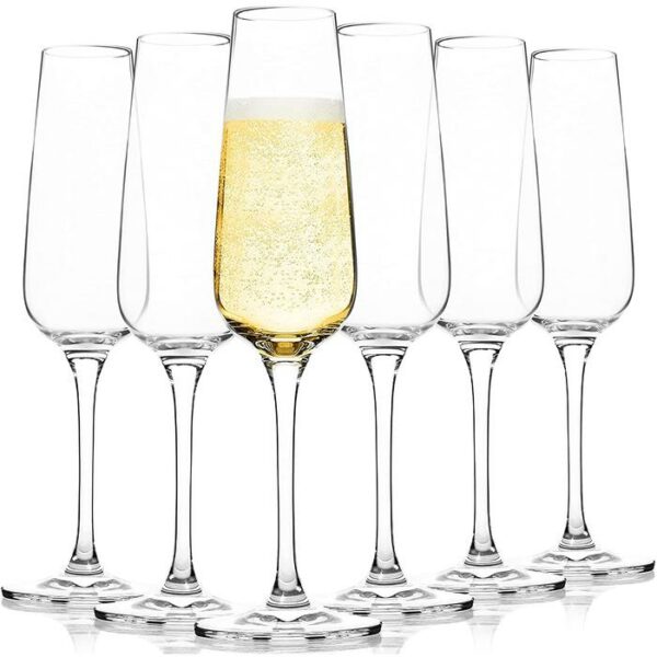 Krystallo 6.Oz Champagne Flute 6 Pieces