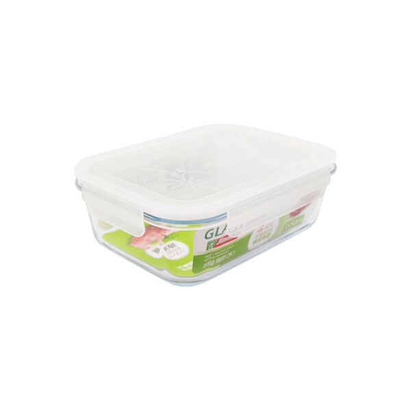Glass Container Rectangular 1550Ml