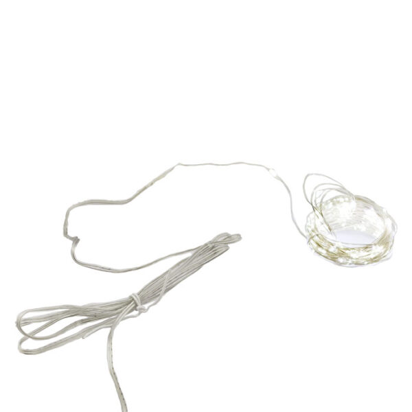 100 Led Silver Copper Fairy Light Plug In Oem