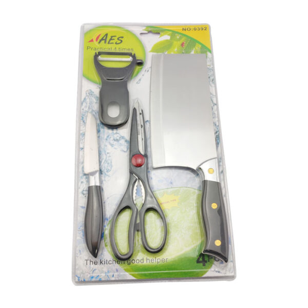 4 Pieces Kitchen Knife Set