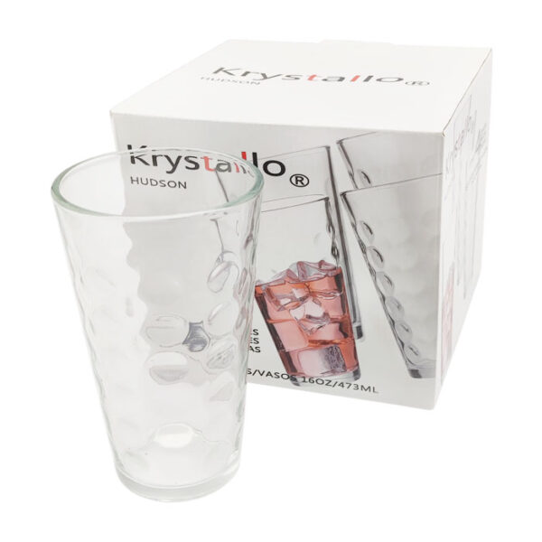 Krystallo 16.Oz Mixing Glass Hudson 4 Pieces