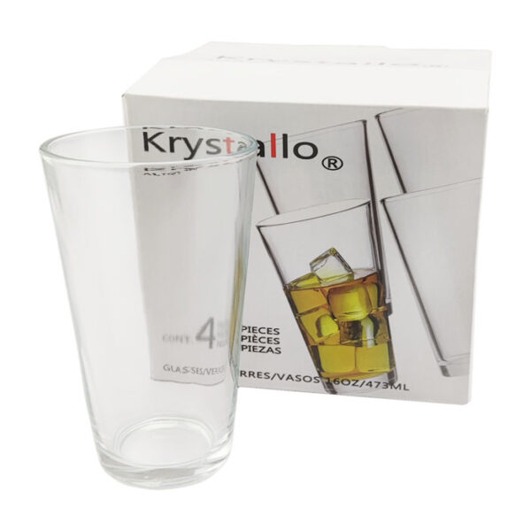 Krystallo 16.Oz Mixing Glass Alto 4 Pieces