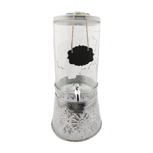 Garden Party 7.6 Liter Glass Dispenser With Stand