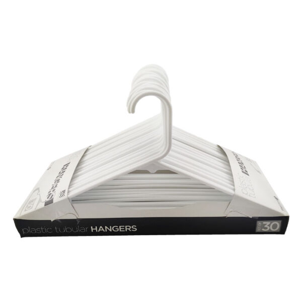 Plastic Tubular Hangers Set Of 30