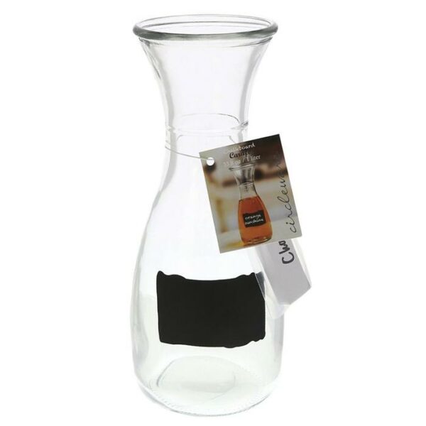 Carafe 1 Liter With Chalkboard