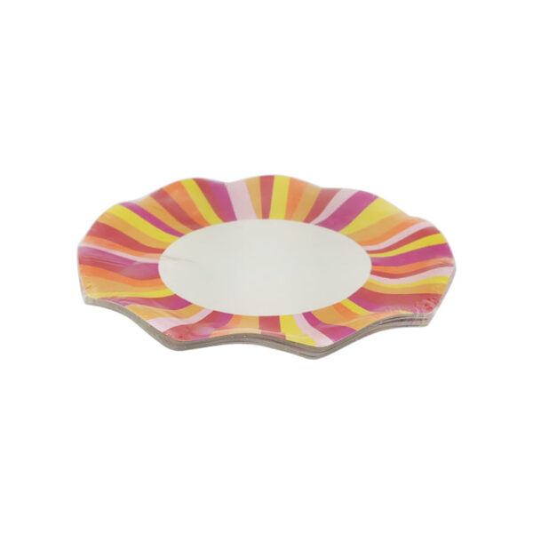 Paper Plate Assorted Colors 10.5"