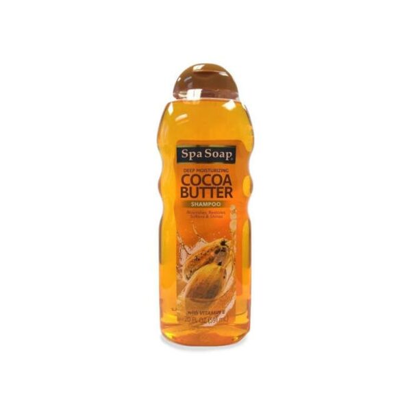 Spa Soap Shampoo Cocoa Butter & Vitamin E 20 Oz
