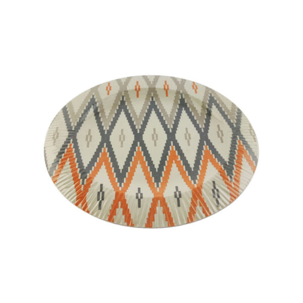 Birch wood salad plate beige D