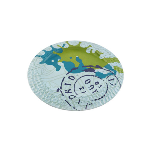 Marina Hammered Rim Melamine Salad Plate