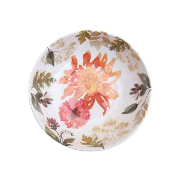 Melamine Floral Cereal Bowl 36 Oz