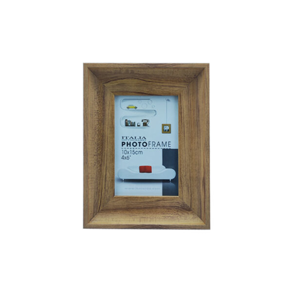 4x6" Wood Photo Frame Empire Light Brown