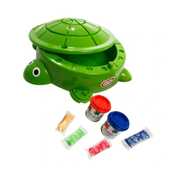 Little Tikes 13.75" Turtle 2 Dough Bag & 6 Mol