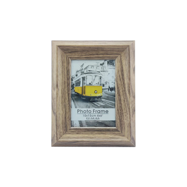 4x6" Photo Frame Meduim Brown 10x15 Cm