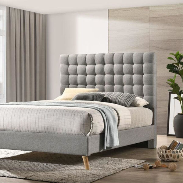 Dorrin-Bliss Bed King Grey 1930x2030