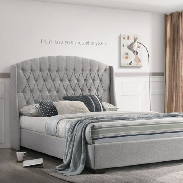 Jay Kenzos Bed King Grey 1930x2030