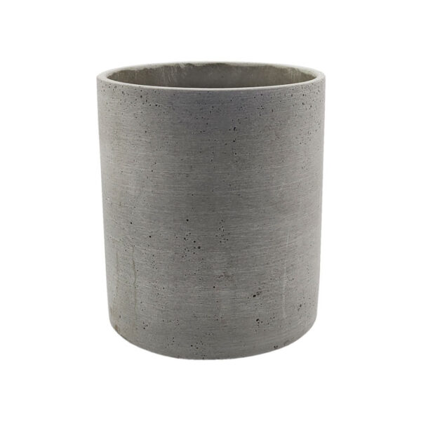 5" Cylinder Vase Grit Grey