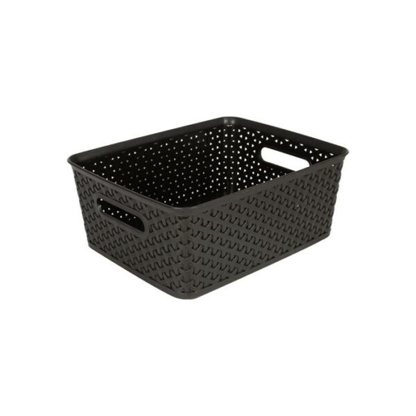 Casa Pica Rattan Basket Plastic  Brown