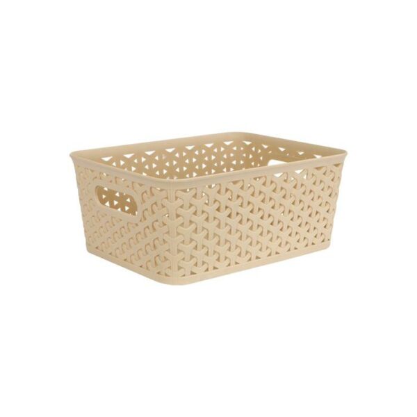 Casa Pica Rattan Basket Plastic Beige