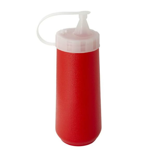 Casa Pica Plastic Ketchup Bottle Red