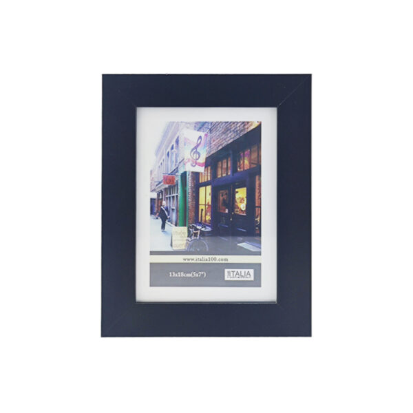 5x7" Mdf Wood Photo Frame Square Black