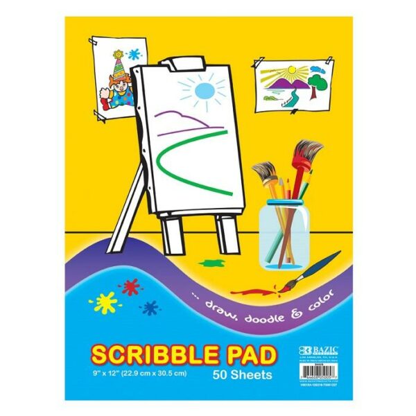 Scribble Pad 9"x12" 50 Count