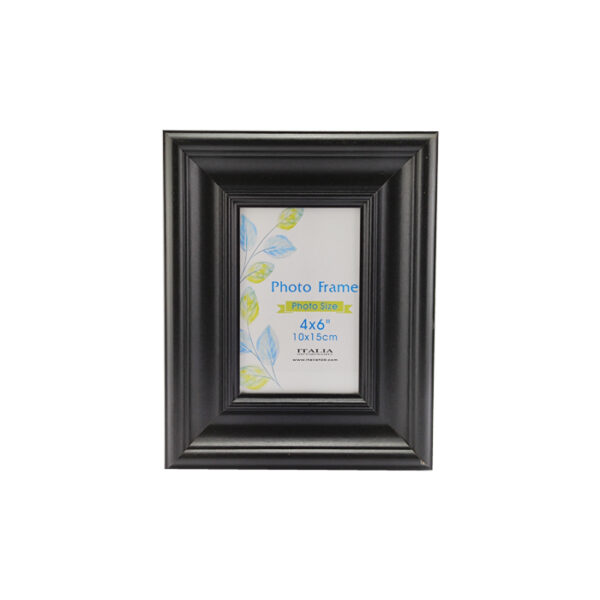 4x6" Woood Photo Frame Moulding Black 10x15Cm