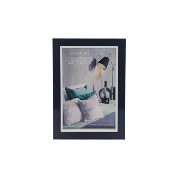 4x6" Pvc Photo Frame Black
