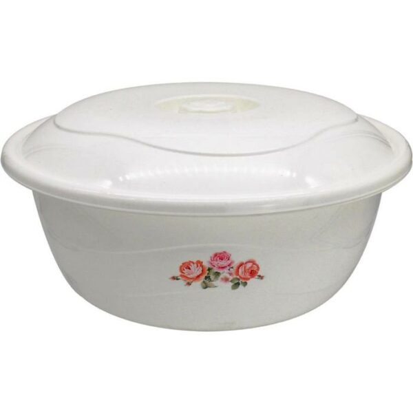 Ozmet 21 Liter Plastic Bowl With Lid