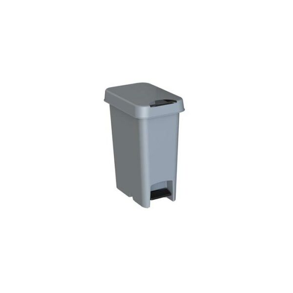 Casa Pica Trash Can With Pedal 2.5 Gallon Grey