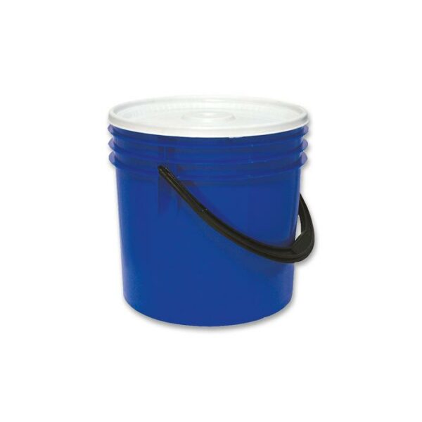 Pica Bucket With Lid 5.8 Gallon Blue With Handle