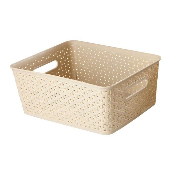 Casa Pica Rattan Basket Plastic  Beige