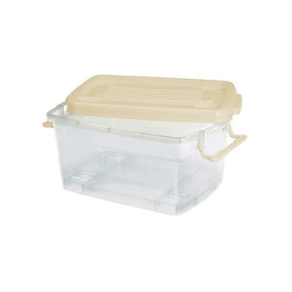 Casa Pica Small Mobile Container Beige With Wheels