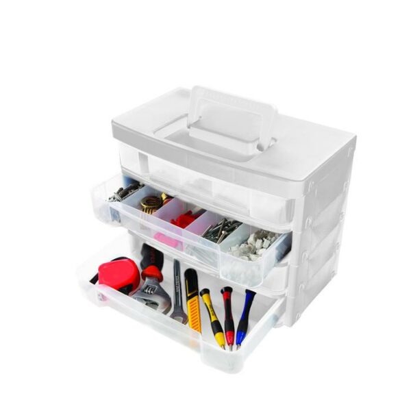Casa Pica Organizer Box 4 Drawer White
