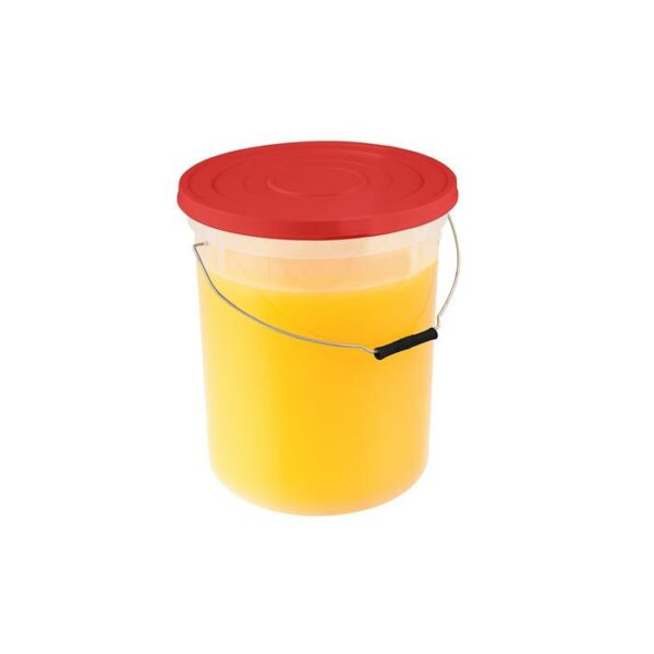 Pica Bucket With Fauset With Lid 4.2 Gallon Red