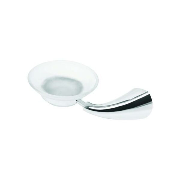 Soap holder w/dish aero glass